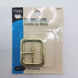 1 Dritz 1 1/8" Goldtone Fashion Buckles #150-35 -Belts, Accents, Bags, Totes